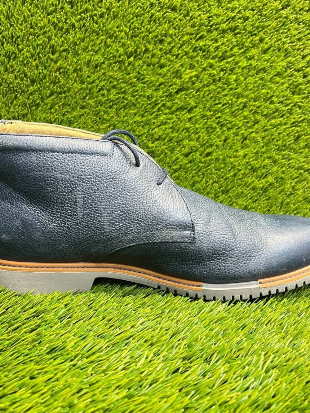 Cole Haan Grand OS‎ Great Jones Mens Size 12M Blue Casual Leather Chukka Boots